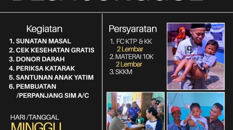 Enam (6) Tahun Pengabdian Karang Taruna Desa Jonggol Adakan Aksi Kemasyarakatan