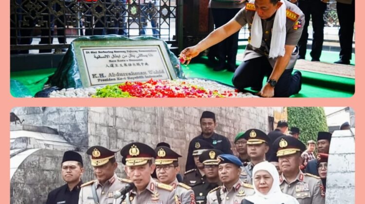 Menyambut Hari Bhayangkara Ke -80  Kapolri Ziarah Ke Makam Bungkarno.