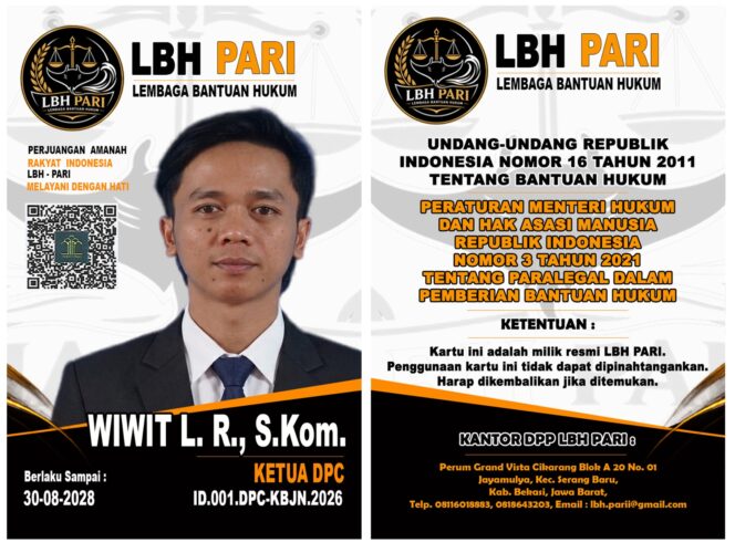 
					Dipimpin Wiwit Lutfi, LBH PARI Banjarnegara Siap Kawal Hak Warga