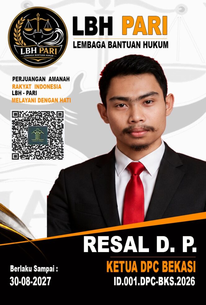 
					Resmi Dilantik, LBH PARI Kota Bekasi Siap Bela Rakyat