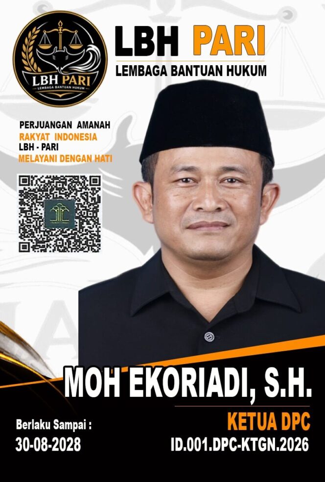 
					Resmi Terbentuk, LBH PARI DPC Kabupaten Tangerang Siap Berikan Bantuan Hukum Gratis bagi Kaum Marginal
