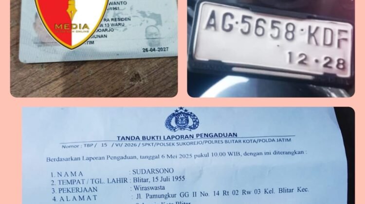 Warga Blitar Rugi Rp10 Juta, Motor Honda Scoopy Dipinjam Tetangga Lalu Raib: Polisi Selidiki Dugaan Penipuan dan Penggelapan