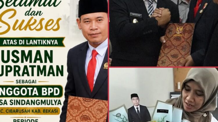 Selamat Mengemban Amanah Dua Periode, Usman Suratman Resmi Menjabat Anggota BPD Sindangmulya 2026–2034