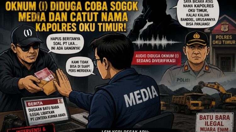 Pembungkaman Pers di Oku Timur: Rekaman Audio Buka Tabir Skandal Batu Bara Ilegal PT Lentera Kurnia Abadi