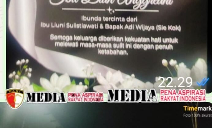 Mendoakan Damai Abadi, Ketua GiBM Kota Blitar Kunjungi Rumah Duka Ibu Dian Unggreani di Tlumpu