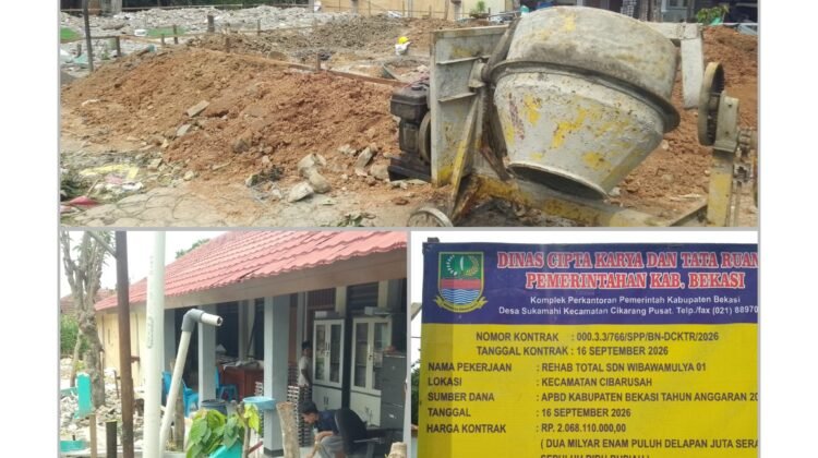 Abaikan K3! Proyek SDN 01 Wibawamulya Tanpa Pagar Pengaman, Siswa Nyaris Tertimpa Lemparan Tanah Galian Pondasi