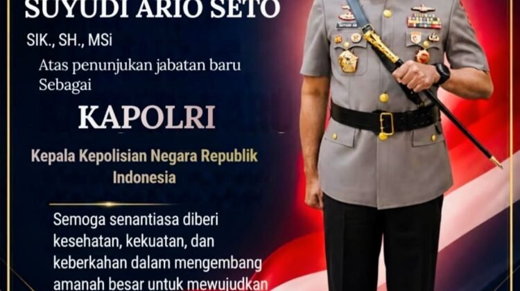 Resmi DPR-RI Setujui SUYUDI ARIO SETO Jadi Kapolri Pengganti Listyo Sigit.