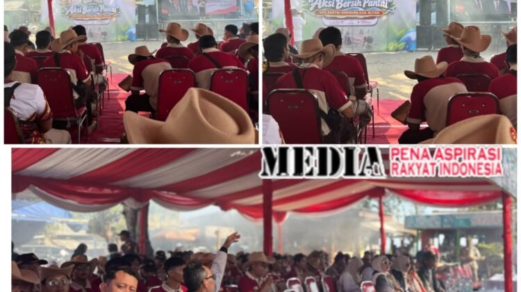 Cegah Kerusakan Pesisir, DPC Gerindra Blitar Gelar Aksi Bersih Pantai Tambakrejo